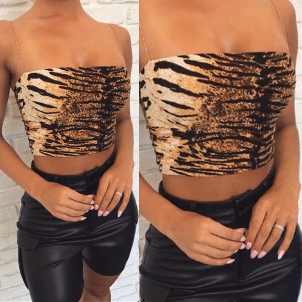 Fashion Animal Pattern Crop top